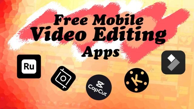 Banner for free mobile video editing app