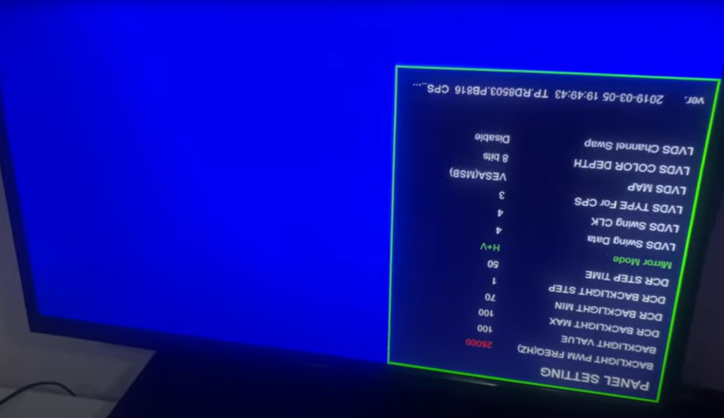fix an upside down display